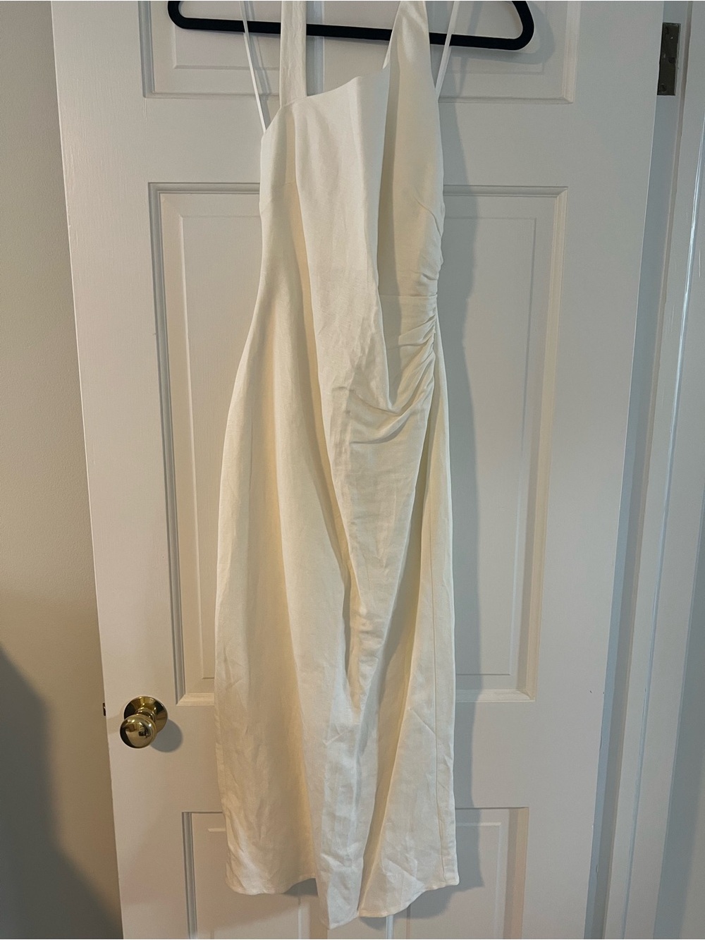 OAK + FORT White Line Halter Dress - Picture 2 of 4